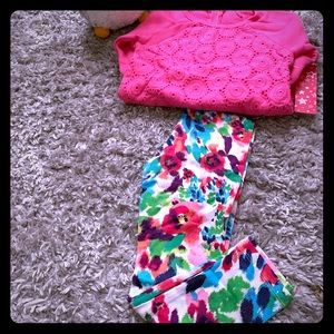 Cute Toddlers Outfit (Leggings & Top) 👚🐶🐥